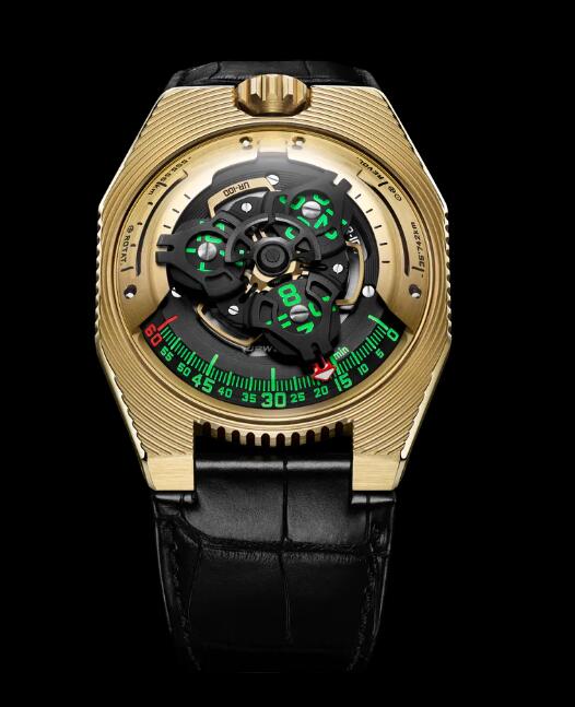 Urwerk 100 Watch Replica UR-100 ELECTRUM